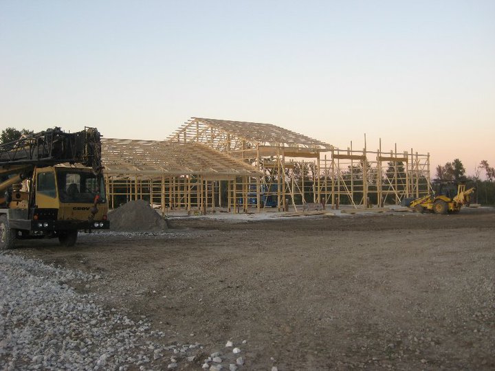 Framing New Building