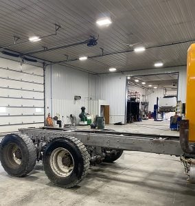 Feed Truck Build - Bare Backend of Chassis Before Mount