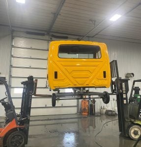 Feed Truck Build - Cab-Only on Lift