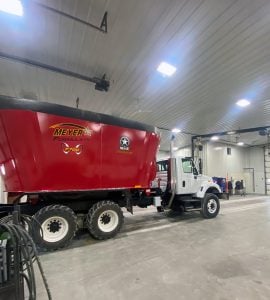 Mixer Truck Build - Meyer Mixer Rigth Side View