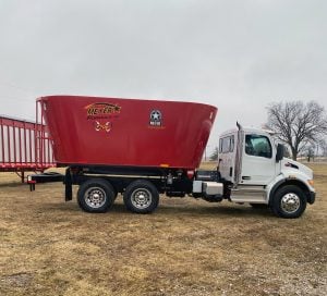 Mixer Truck Build - Meyer Mixer Fixed on Chassis of International Heavy-Duty Truck