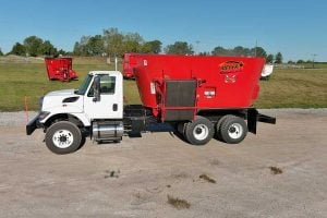 Meyer Formula F700 Mixer Mounted on International Truck Chassis