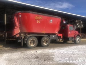 Custom Meyer Feed Mixer Truck - Meyer Formula F585