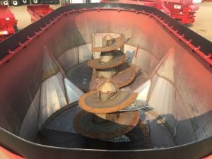 Interior View of Mixer Bin & Auger